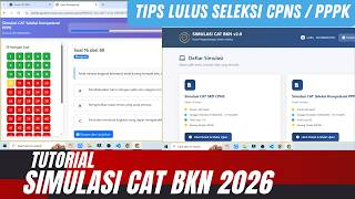 TUTORIAL SIMULASI CAT BKN TERBARU 2026 | LATIHAN TES PPPK & CPNS GRATIS | TIPS LULUS TES CPNS & PPPK screenshot 4