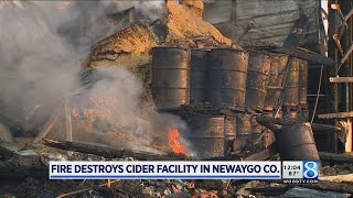 Fire destroys cider facility in Newaygo County