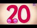 Learn Number Twenty 20 in English & Counting, Math by Endless Alphabet Kids Educational Video