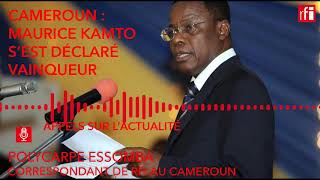 Cameroun : Maurice Kamto s'est déclaré vainqueur