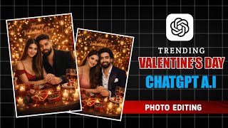 Couple Valentine's Day ChatGPT Photo Editing Prompt | Happy Valentine's Day Photo Editing ChatGPT AI screenshot 3