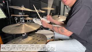 MC 張天賦 - 隔牆有耳 Background Noise (Drum Cover)