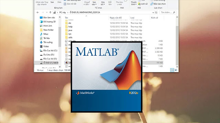 Khắc phục lỗi biên dịch trong matlab win 64bit