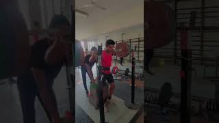 170kg half squat #weightlifting #army