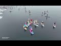 ❄️ Eis. Meer. Und über 200 Menschen auf SUP-Boards.