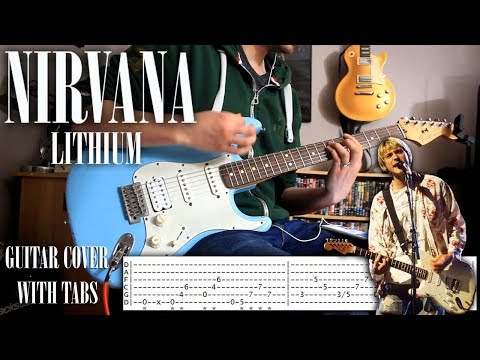 Nirvana Lithium Guitar cover with tabs