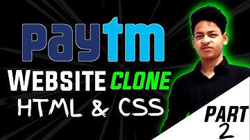 Building PAYTM Clone 🔥 | Project  HTML & CSS | PART 2