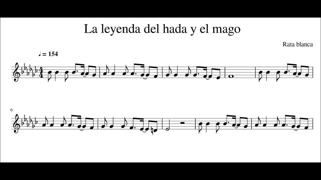 La leyenda del hada y el mago, violín - YouTube
