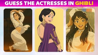 Guess the Actress in Ghibli Style! 90s Bollywood Divas Quiz Challenge #guessthecelebrity screenshot 3