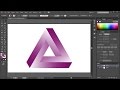 How to Draw the Impossible Triangle in Adobe Illustrator