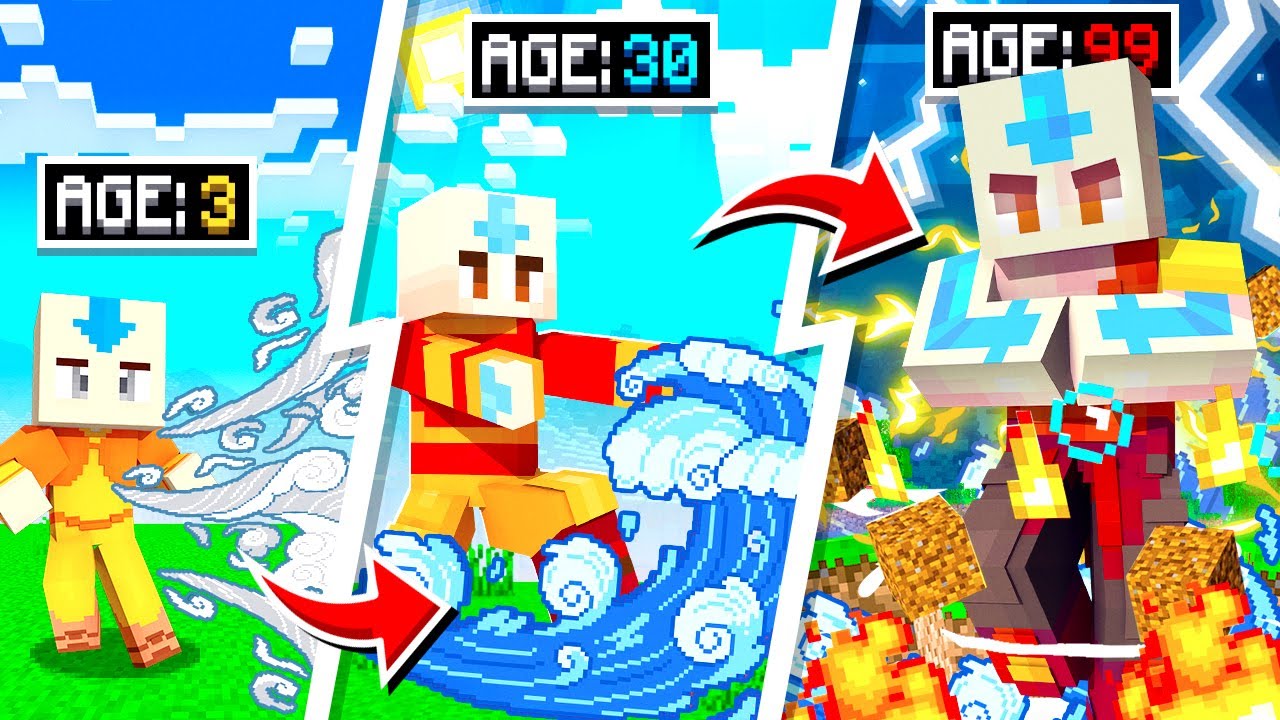 ЖИЗНЬ АВАТАРА В MINECRAFT! (Bedrock DLC Mashup Pack!)