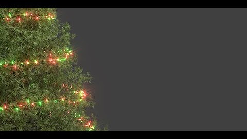 How to Create a Christmas Tree in Blender - Part 3