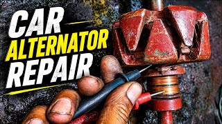 Car Alternator Rotor Testing Complete Guide | How to Check Rotor with Multimeter | Alternator Repair