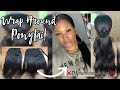 5 min Wrap Around Ponytail