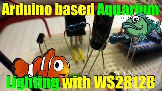 Arduino based aquarium  lighting with ws2812b