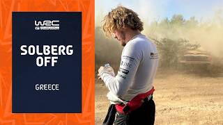 Solberg Slides Off | WRC EKO Acropolis Rally Greece 2026