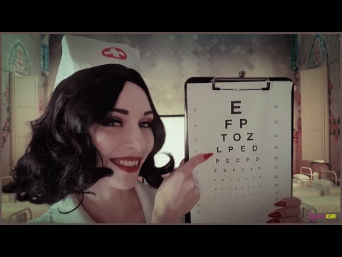 ASMR NURSE VINTAGE CRANIAL NERVE EXAM