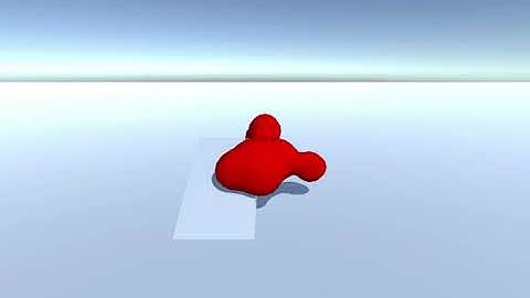 meta ball/marching cube character controller test