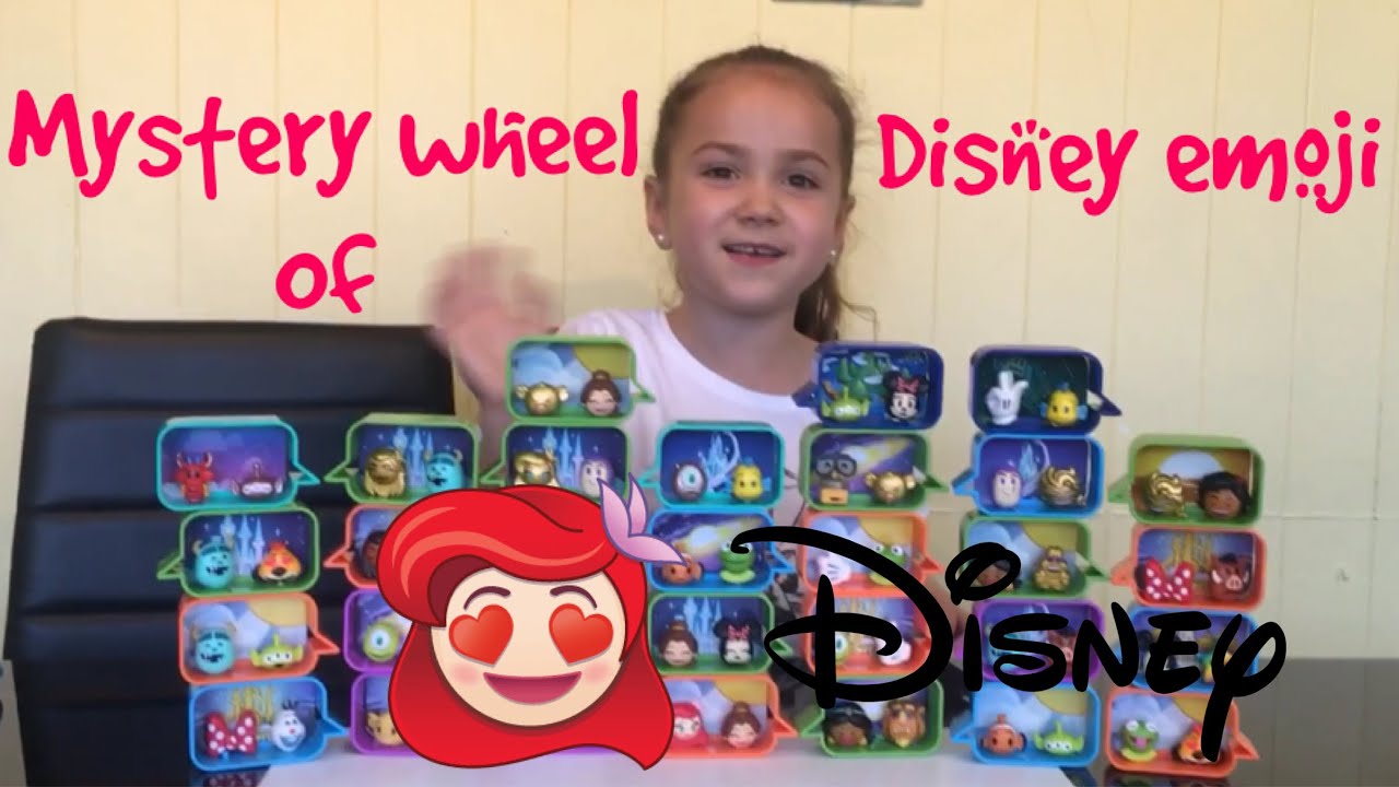 MYSTERY WHEEL DISNEY EMOJI - Disney emoji opening series 1 and 2