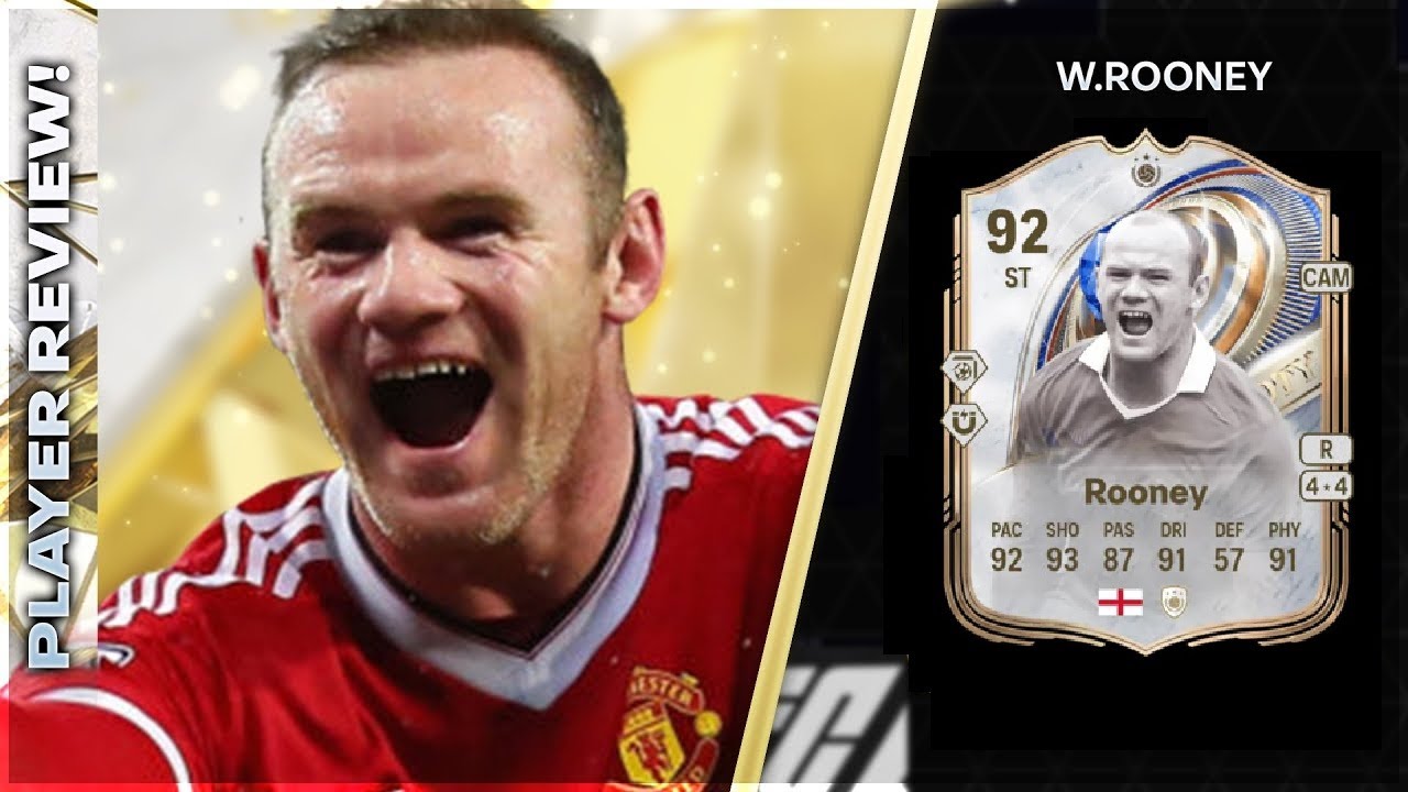 WHAT A CARD!!!!!! TOTY ICON 92 RATED WAYNE ROONEY PLAYER REVIEW - EA FC26 ULTIMATE TEAM