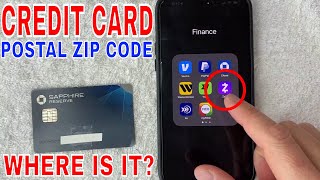 ✅ Where Is Credit Card Postal Zip Code ?