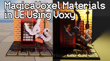 MagicaVoxel Material data in Unreal Engine using Voxy