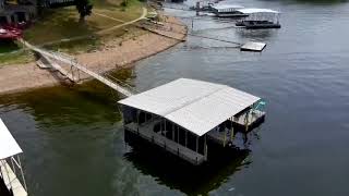Taking a Peak at Grand Lake of the Cherokees in Oklahoma from Above