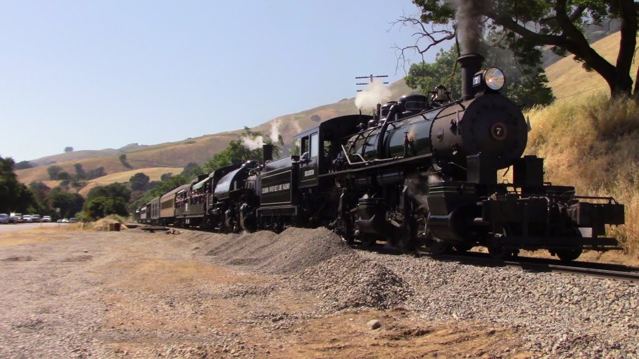 Doubleheader Steam Mallets at the Niles Canyon Railway 5/11/19