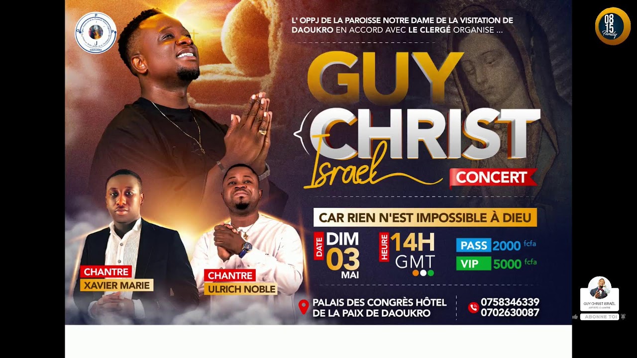 SERVITEUR GUY CHRIST ISRAËL / AVEC DIEU NOUS FERONS DES EXPLOITS / 08H15 DU  18-03-2026