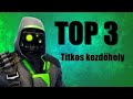 TOP 3 TITKOS KEZDŐHELY! Fotnite Battle Royale