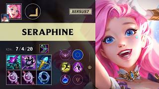 (XERSUS7) Seraphine Carry vs Kai'Sa - EUW Master Patch 26.16