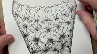 Zentangle Project Pack No. 29 - Day 2 Profile