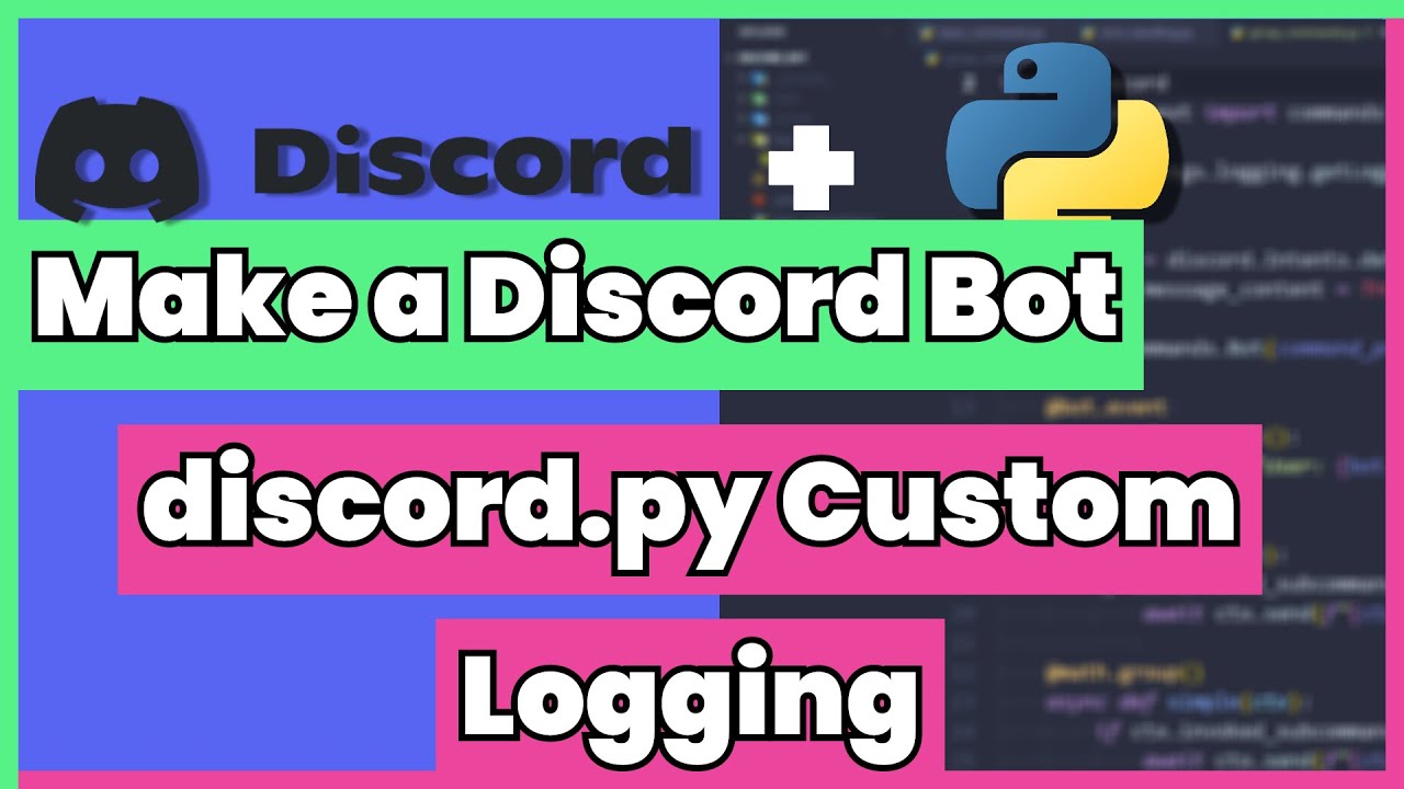 Setup logging in discord.py 2 with python logging module - YouTube