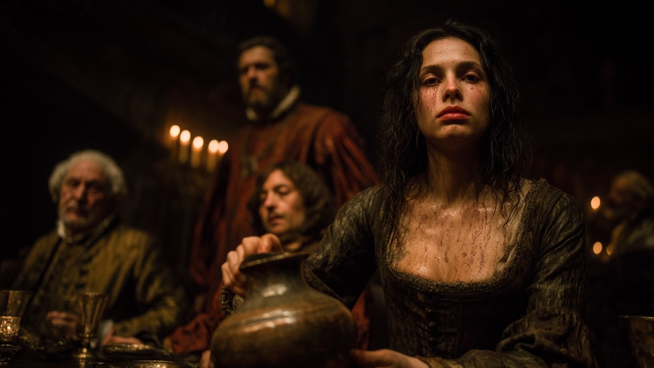 She Was Ordered to Pour Until Her Hands Shook — The Lycan King Took the Jug and Said, “Enough.”