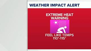 New Orleans Weather: Extreme Heat Warnings issued for the area