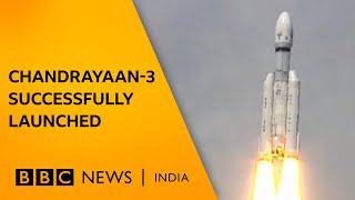 Watch the moment India launched its historic Moon mission Chandrayaan-3 |  BBC News India screenshot 5