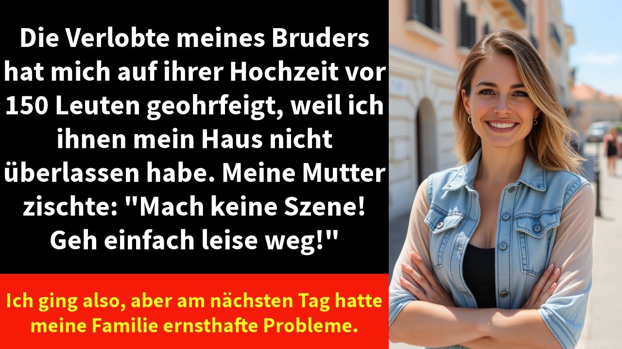 Die Verlobte meines Bruders hat mich auf ihrer Hochzeit vor 150 Leuten geohrfeigt,
