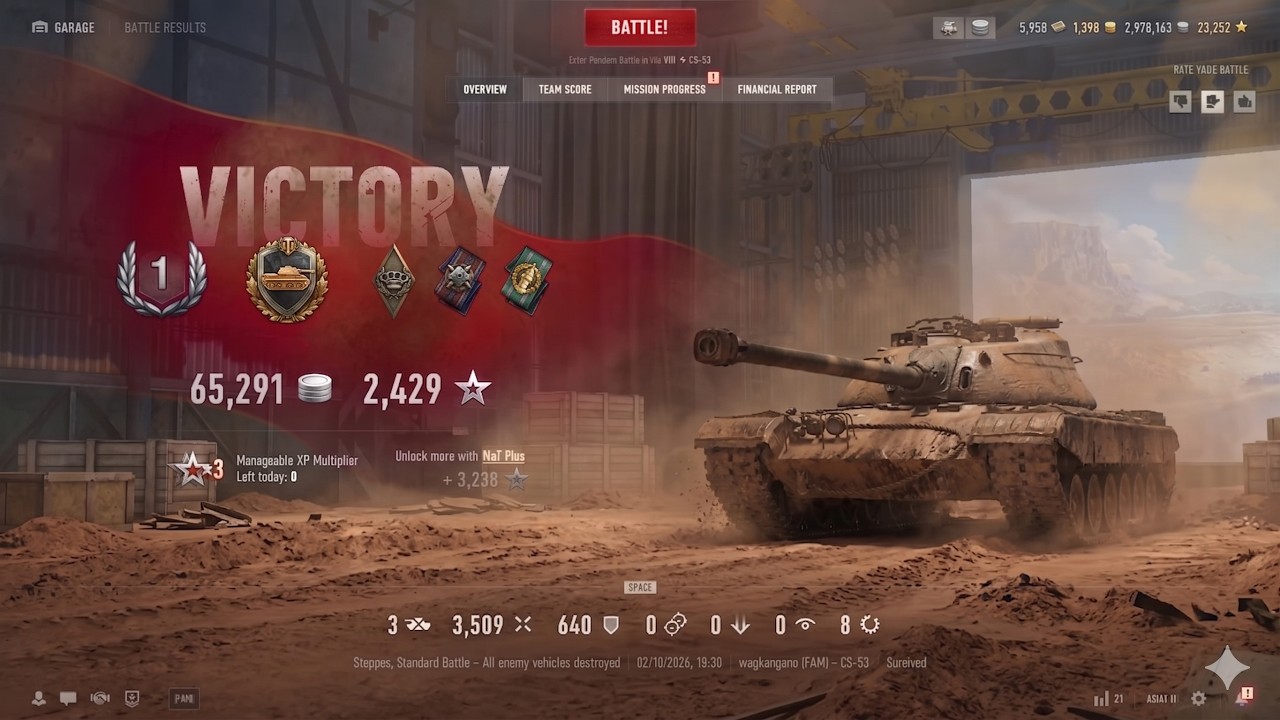 CS-53 • 3.5K DMG • Full Gameplay - YouTube