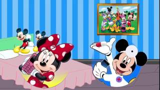 Five Little Mickey Mouse Jumping On The Bed Nursery Rhymes