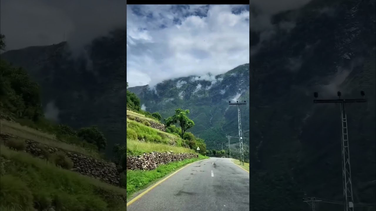 Most beautiful 🤩🌲Besham Valley 🚘 