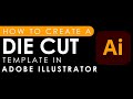 How to create a Die Cut Shaped template in Adobe Illustrator. Packaging Design using Intec Colorcut.