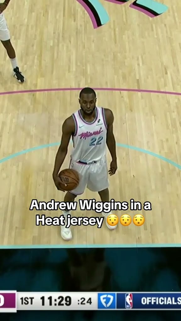 Andrew Wiggins in a Miami Heat jersey ?