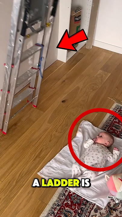 Baby Survives Stair Fall 😮❤️