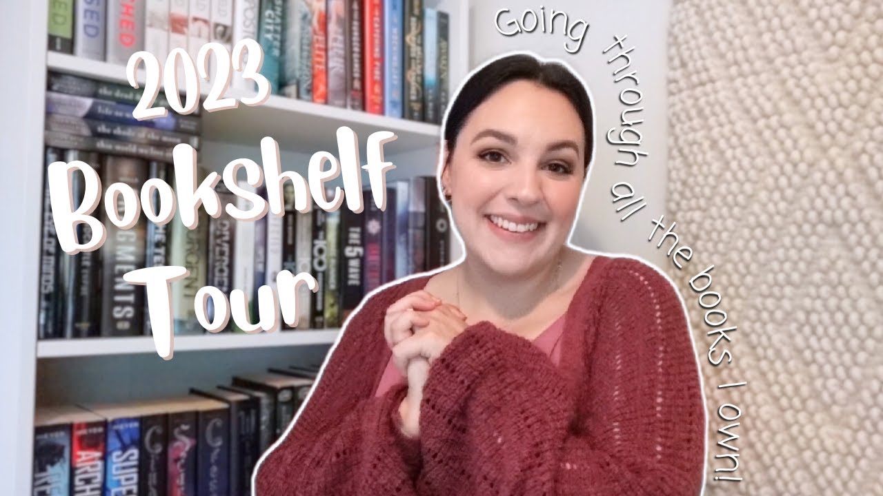 BOOKSHELF TOUR & HOW I ORGANIZE MY BOOKS Showing you every book I