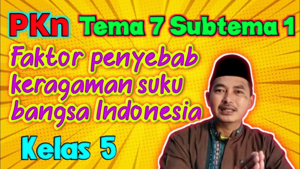 Keragaman suku bangsa di indonesia disebabkan oleh faktor