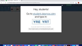 How to use the Desmos Activity Builder and Assign Students Interactive Math Activities)