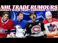 NHL Trade Rumours - Leafs, Flames, Habs, Sabres, Danault Wants Trade? Montembeault to AHL