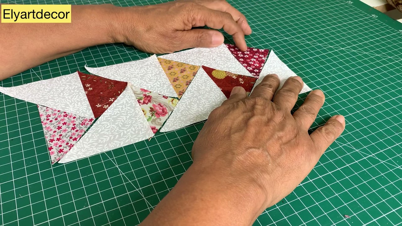 FLYNG GEESE - FÁCIL e RÁPIDO - 2 Formas de fazer