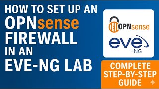 How to Set Up an OPNsense Firewall in an EVE‑NG Lab?