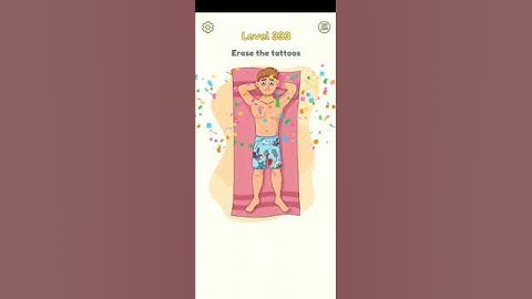 Dop 2 delete one part l level 333 l Android Game l erase the tattoos l watch and subscribe#viral